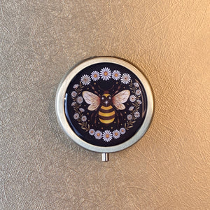 Vintage Victorian Cottagecore Wildflower Honey Solid Perfume with Vintage Honey Bee Art by Aurelia Corvinus